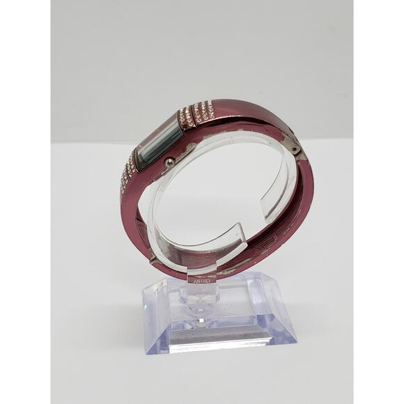 Women\'s watch. Rose pink bangle band with jewels on face. F334565-1/LS main image 4